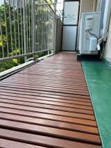 ベランダ用に ウッドデッキ匠 すのこタイプ チーク色 300×600